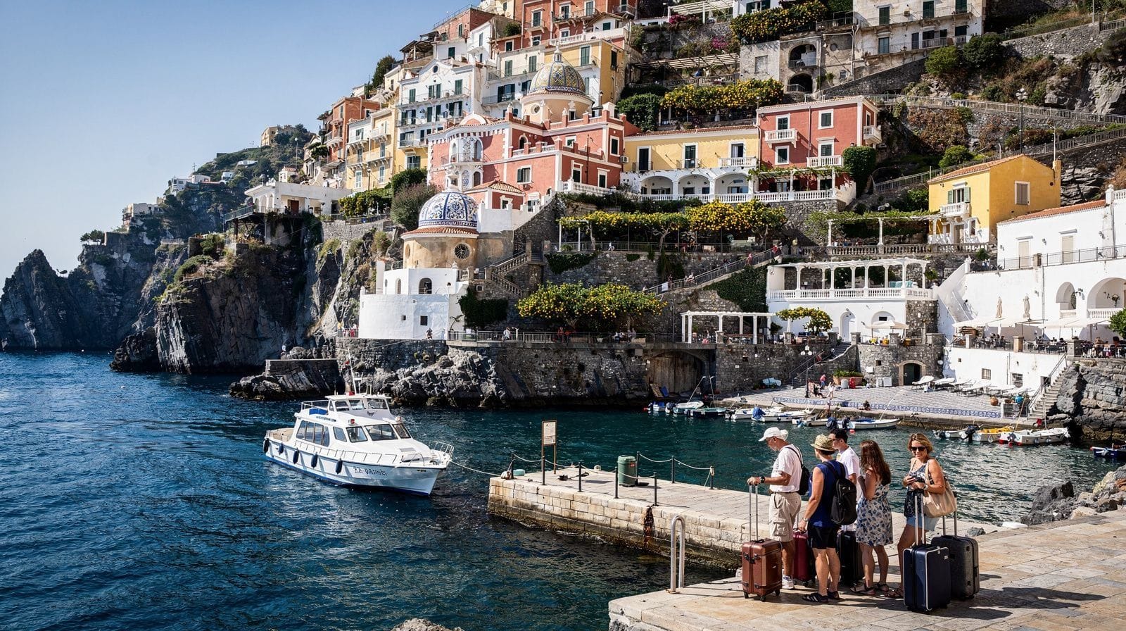 Los ferries entre Amalfi, Sorrento y Capri