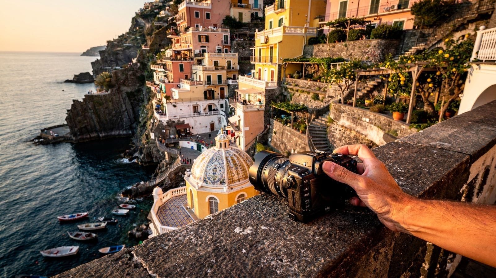 Spots photo à Positano : le cliché classique sans la foule