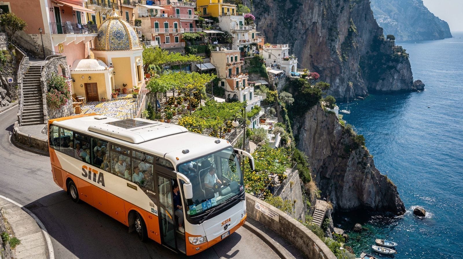 Le bus SITA : l'épine dorsale des transports sur la Côte Amalfitaine
